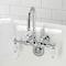 Kingston Brass CA4T1 3-3/8" Tub Wall Mount Clawfoot Tub Faucet, Polished Chrome CA4T1 - alternate 6